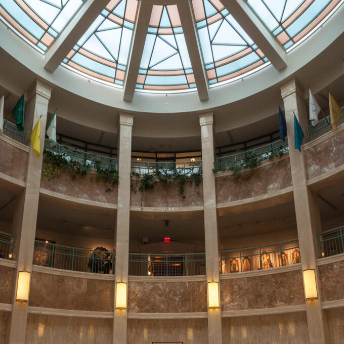 Inside the Roundhouse Rotunda.