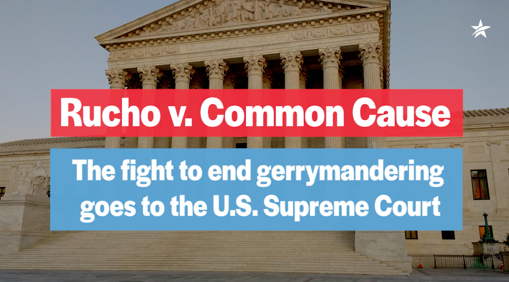 Rucho v Common Cause: Gerrymandering goes to the Supreme Court