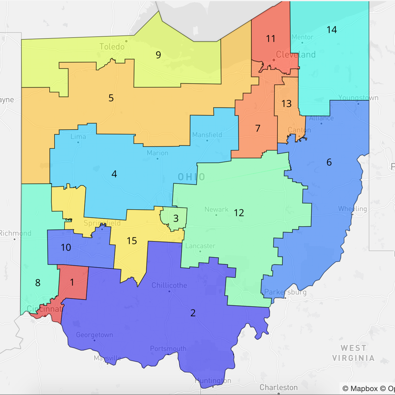 Ohio Redistricting Commission Congressional Map Common Cause Ohio