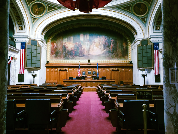 Inside the WI Assembly chamber