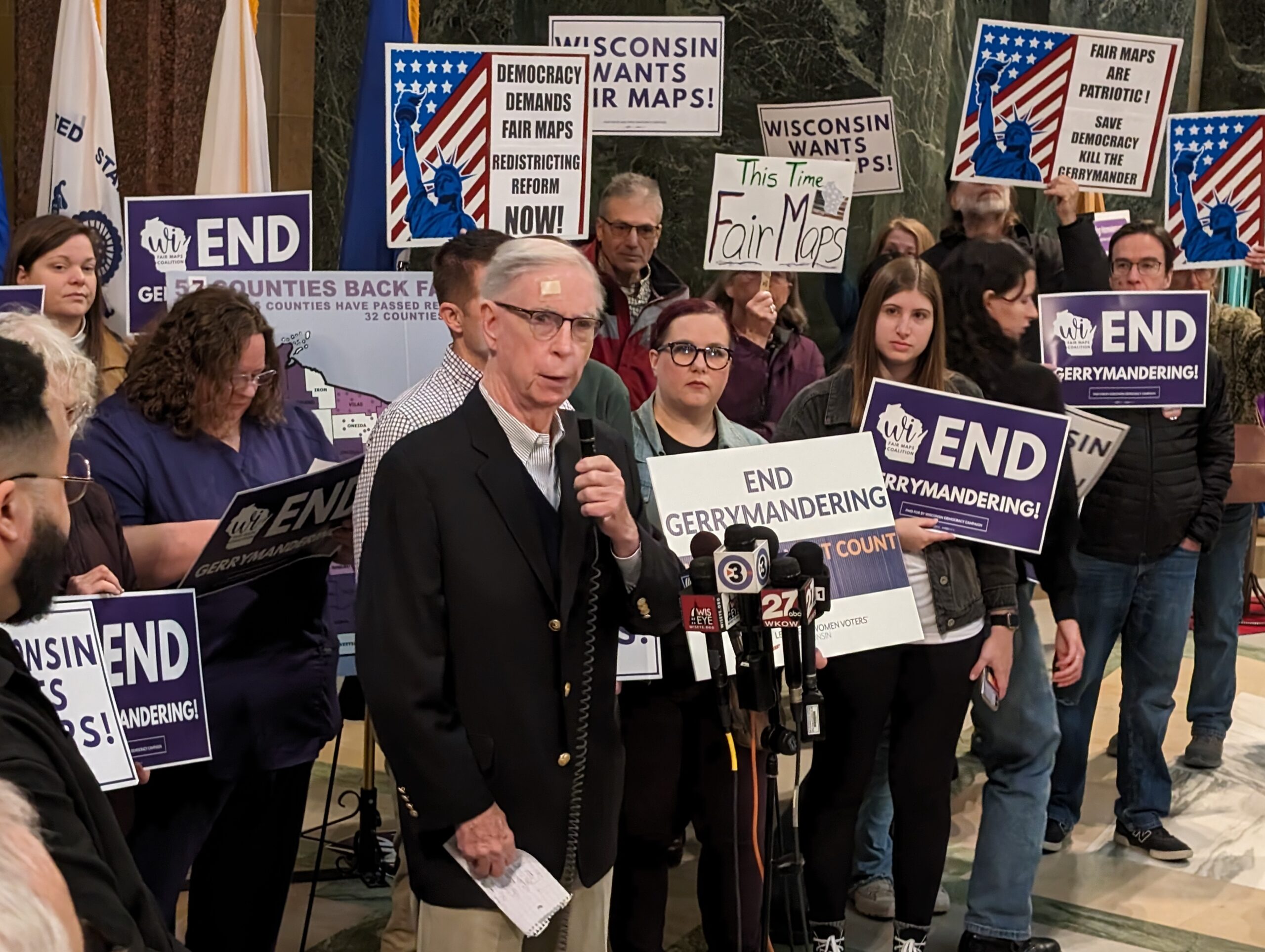 Rally in Wisconsin Capitol for Fair Maps